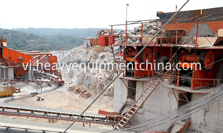 Thiết bị khai thác mỏ Máy nghiền đá di động Mining Equipment Mobile Stone Crusher